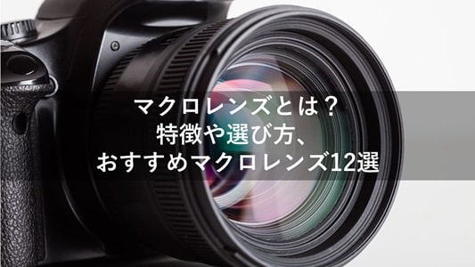 マクロレンズとは？特徴や選び方、おすすめマクロレンズ12選
