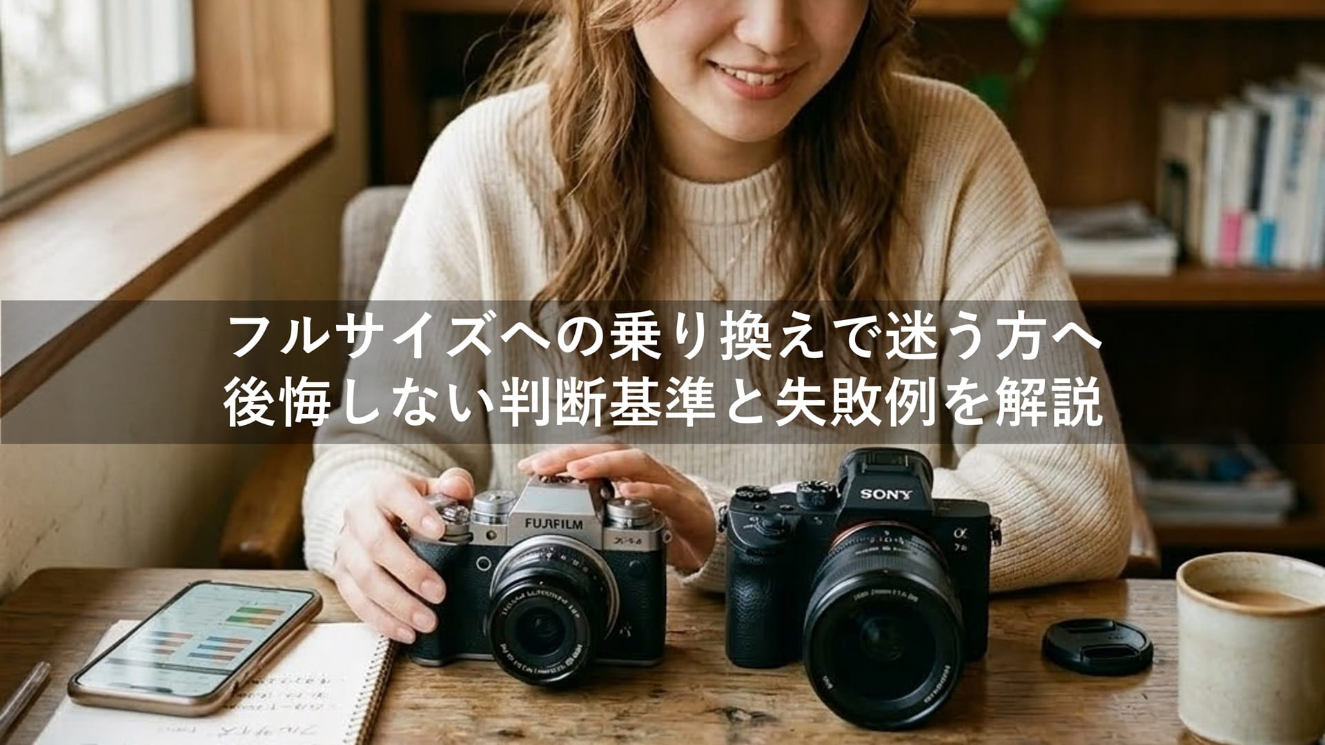 フルサイズへの乗り換えで迷う方へ。後悔しない判断基準と失敗例を解説