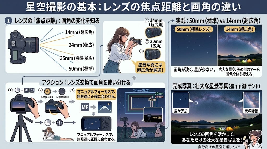 広角レンズの重要性と星景写真の魅力