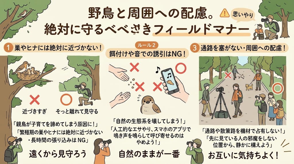 絶対に守るべきフィールドマナー